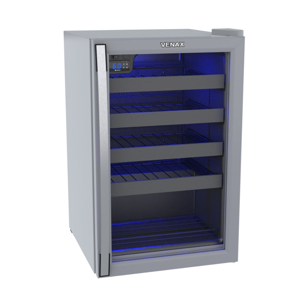 Adega Piubella 100 para 24 Garrafas Grafite Venax 220v