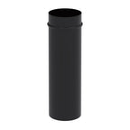 Cano Chamine Esmaltado Preto 0,5 M 150 Mm
