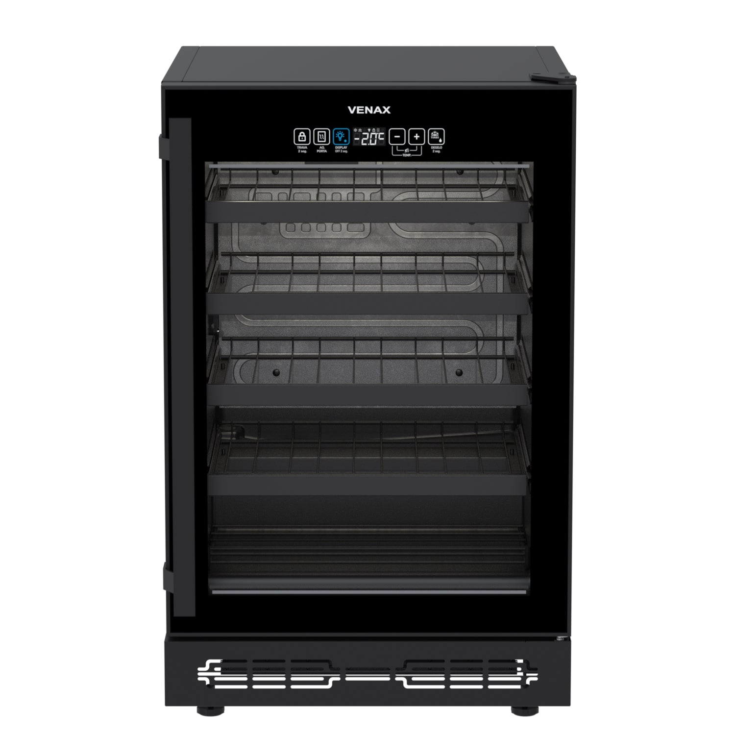 Champanheira Top Light-In Touch 100 Preto Fosco 220v Venax