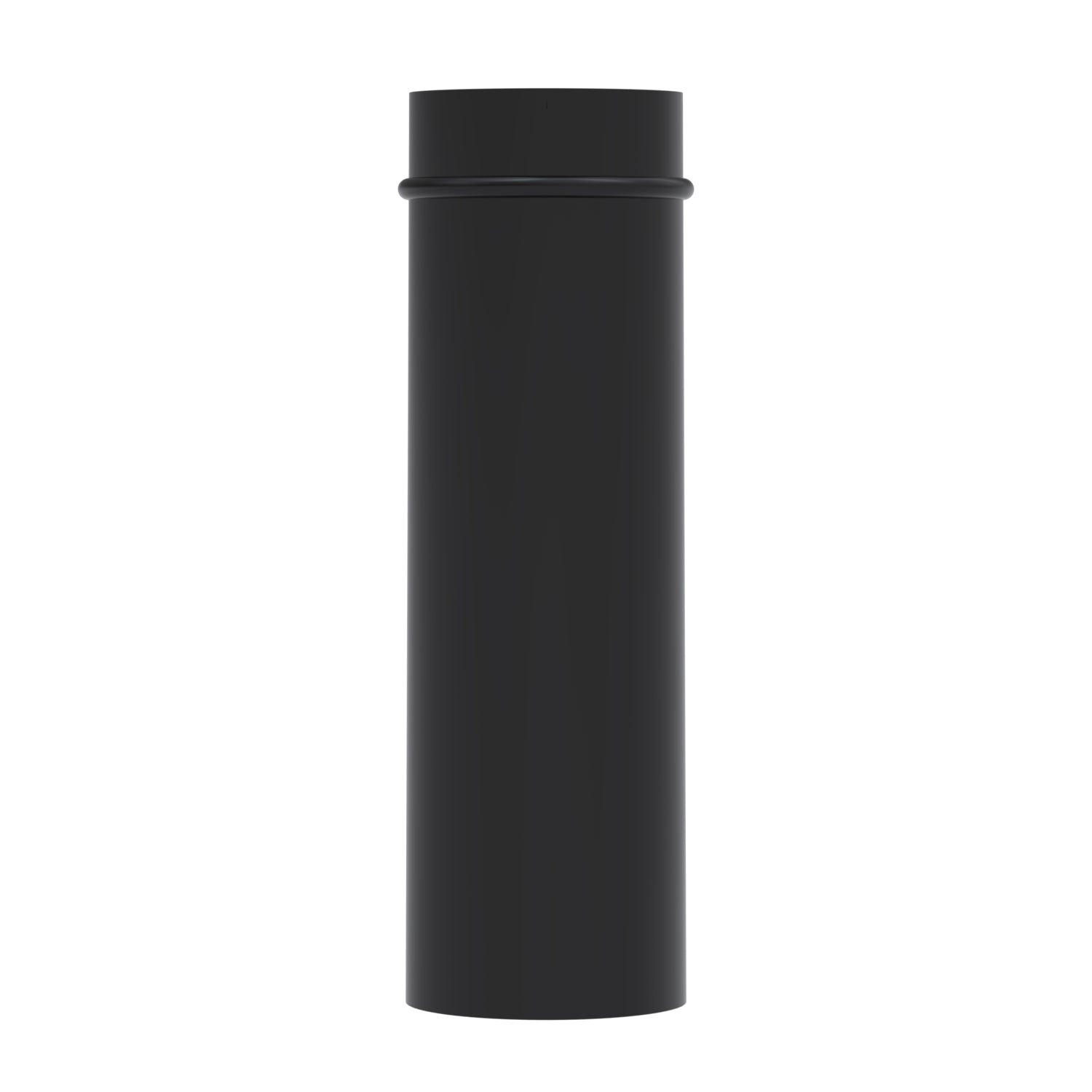 Cano Chamine Esmaltado Preto 0,5 M 150 Mm