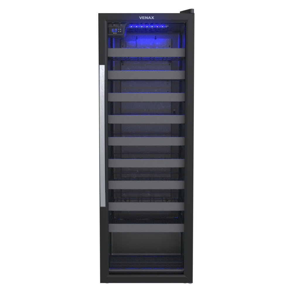 Adega Piubella 200 para 50 Garrafas Preto Venax 127v