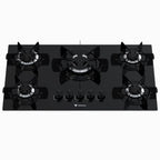 Cooktop 5 Bocas Venax Sognare Tripla Chama Preto Gás GLP