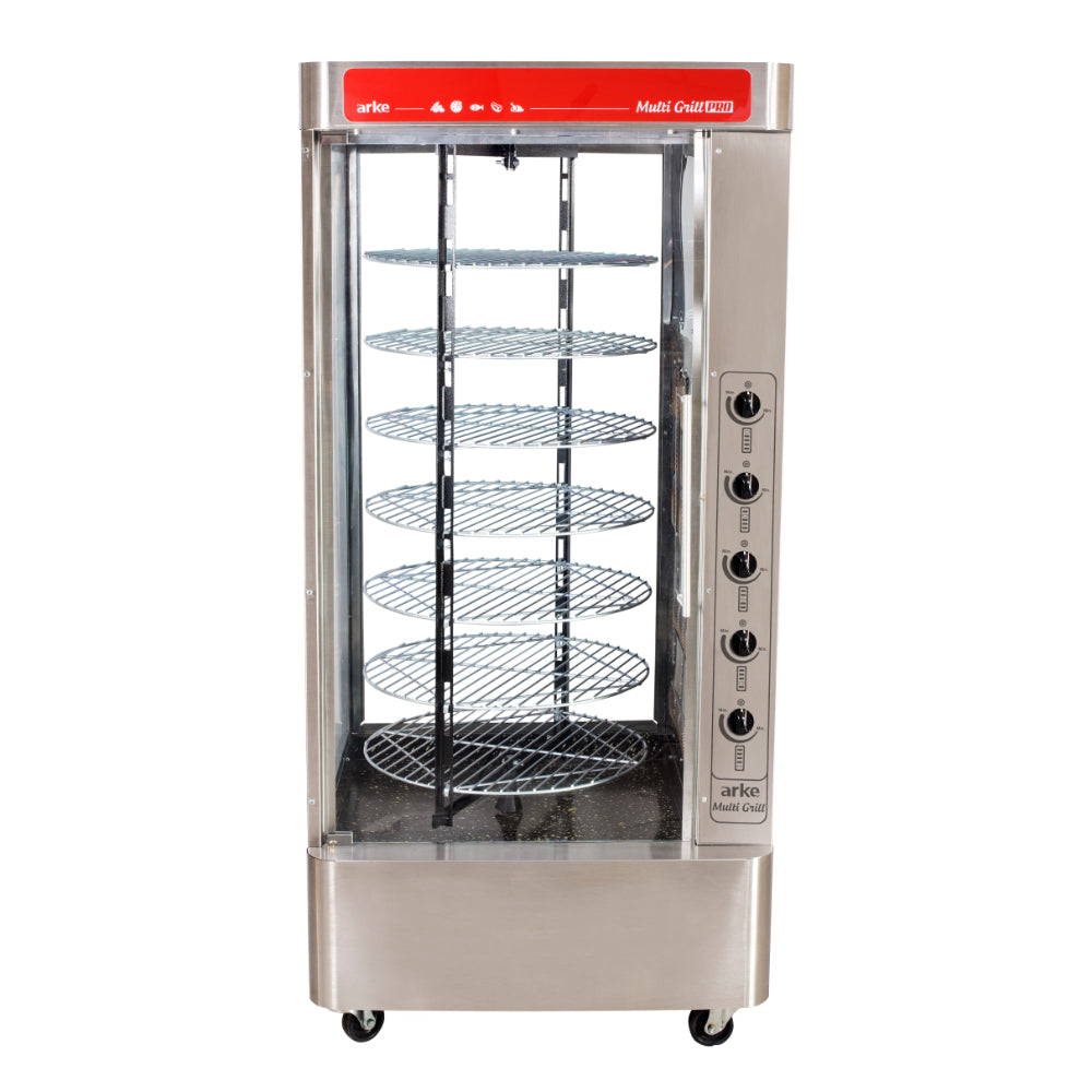 Assador a Gás Arke Multi Grill Pro com Acendimento Automático e 7 Grades - 5169