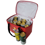 Bolsa Térmica Porta Marmita Lanche Bebidas Vermelho 12litros