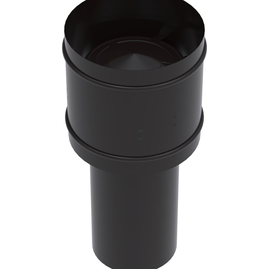 Chapeu Canhao para Chamine 200 Mm Preto