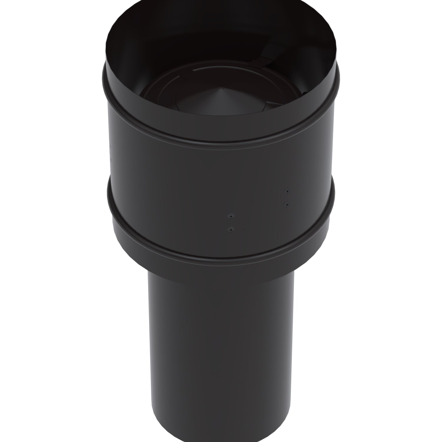 Chapeu Canhao para Chamine 200 Mm Preto