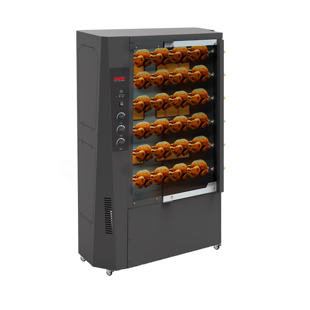 Churrasqueira Assador A Gas Glp Para Frango Bivolt Ch30 SARO