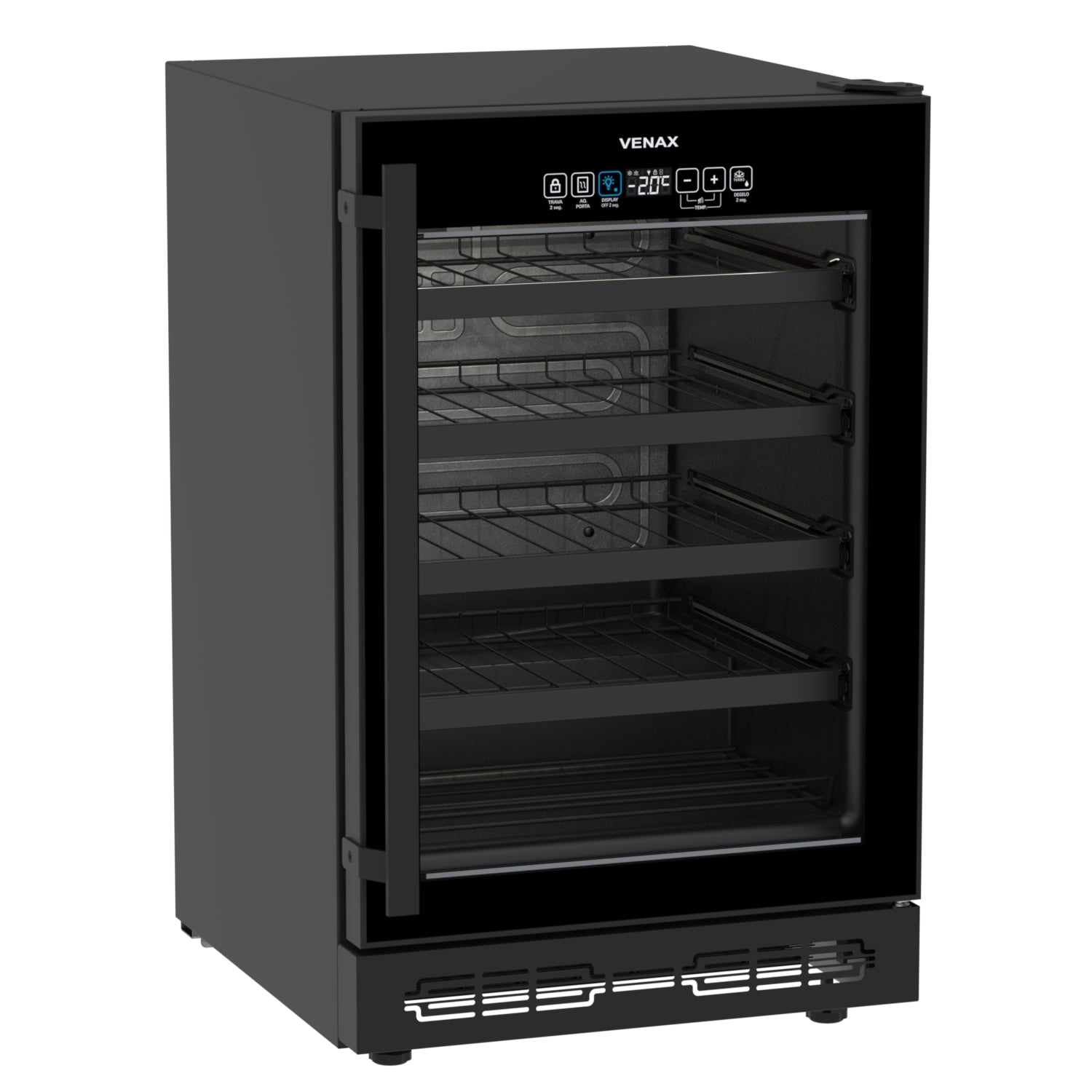 Champanheira Top Light-In Touch 100 Preto Fosco 220v Venax