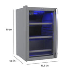 Cervejeira Venax 100 Litros Blue Light Cinza 127v