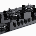 Cooktop 5 Bocas Venax Sognare Tripla Chama Preto Gás GLP