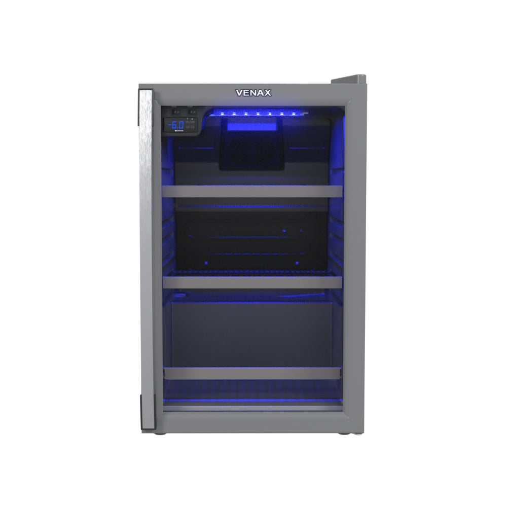 Cervejeira Venax 100 Litros Blue Light Cinza 220v