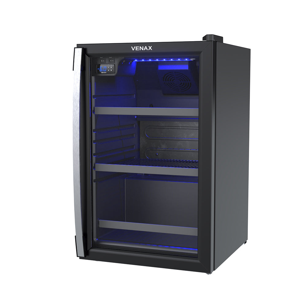 Cervejeira Venax 100 Litros Blue Light Preto Fosco 220v