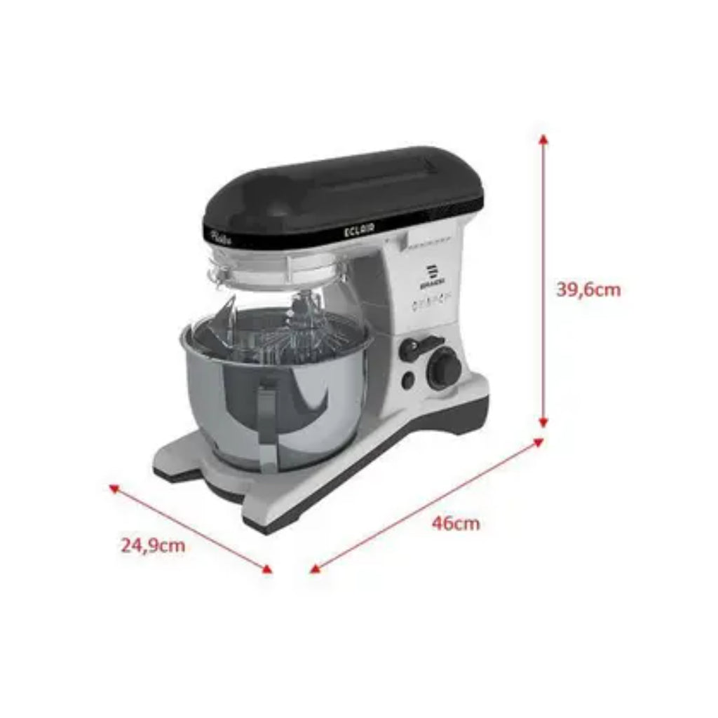 Batedeira Planetária Braesi Alta Eficiência Preta Bivolt - BP-500