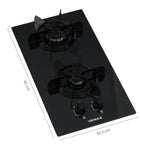 Cooktop 2 Bocas Venax Libero Preto Gás GLP Bivolt