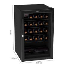 Adega Ngv 100 24 Garrafas Preto Fosco Venax 127v