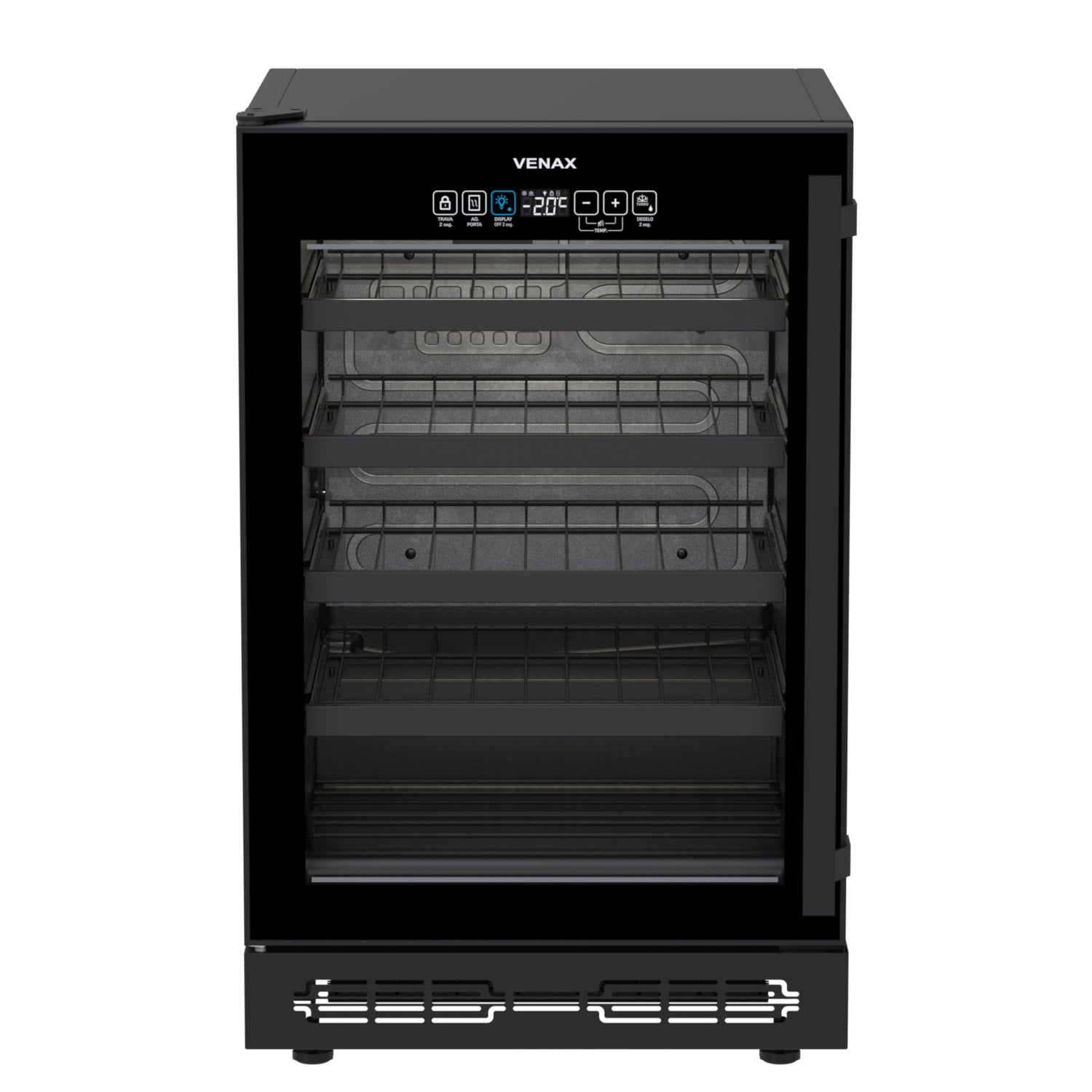 Champanheira Top Light-In Touch 100 Preto 220v Invertida