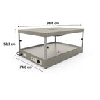 Aquecedor De Louças e Talheres Progás 150 Pratos Potência 1400W 127V PEL-151 G2
