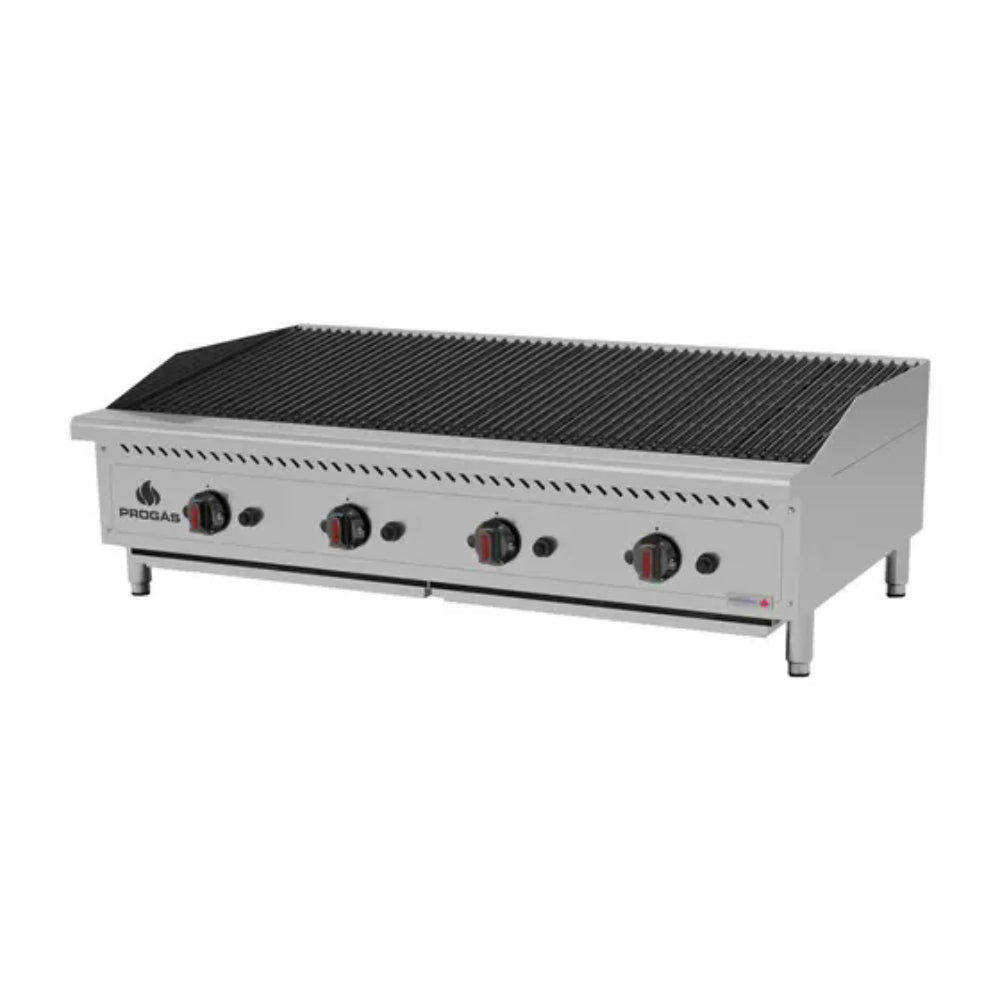 Chapa A Gás CharBroiler Premium em Aço Inox a Gás 120cm - PRO-120CB