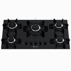 Cooktop 5 Bocas Venax Sognare Preto Gás GLP Bivolt