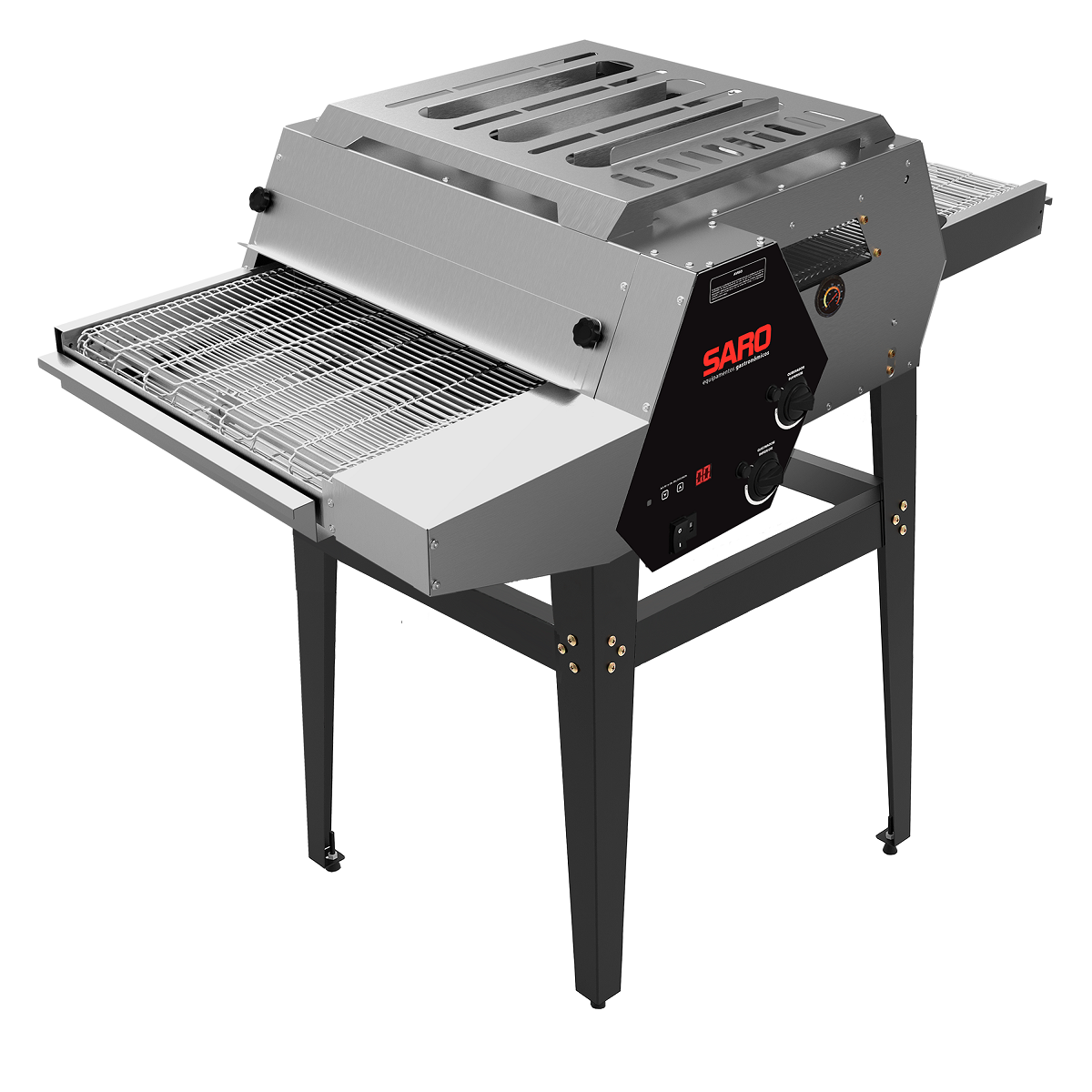 Assador em Esteira Para Pizzas de 50cm Elétrico 220v Saro