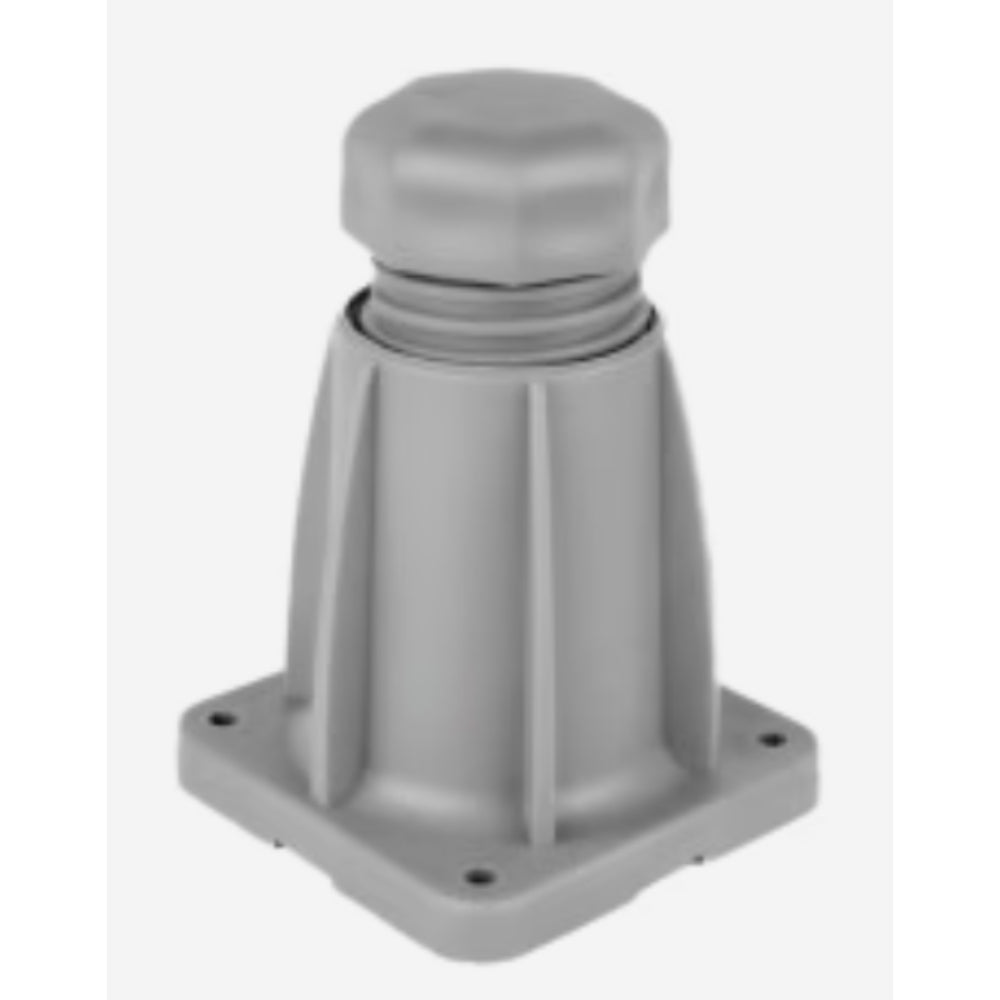 Conjunto Sapata Regulável Reality com Ponteira Oitavada 100mm Cinza