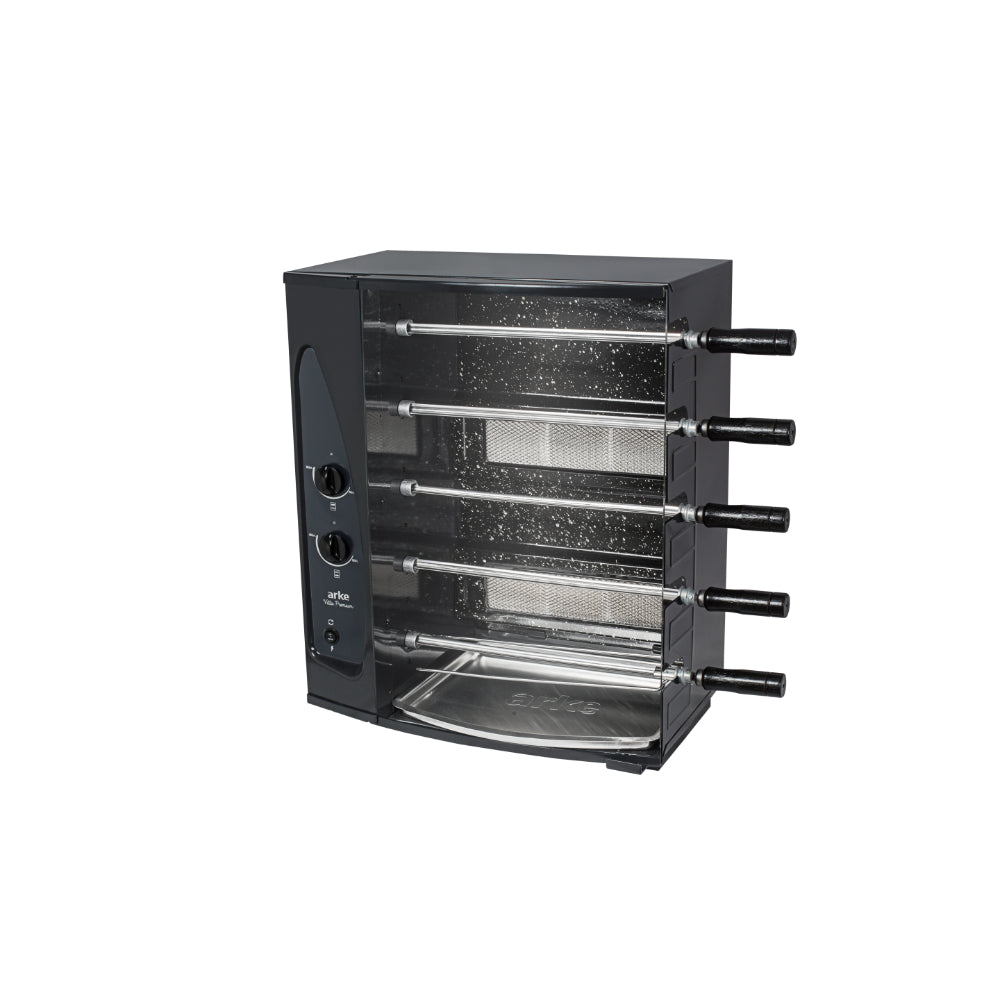 Assador a Gás Arke Vitta Premium 05 Automático 5 Espetos Alta Performance Bivolt GN