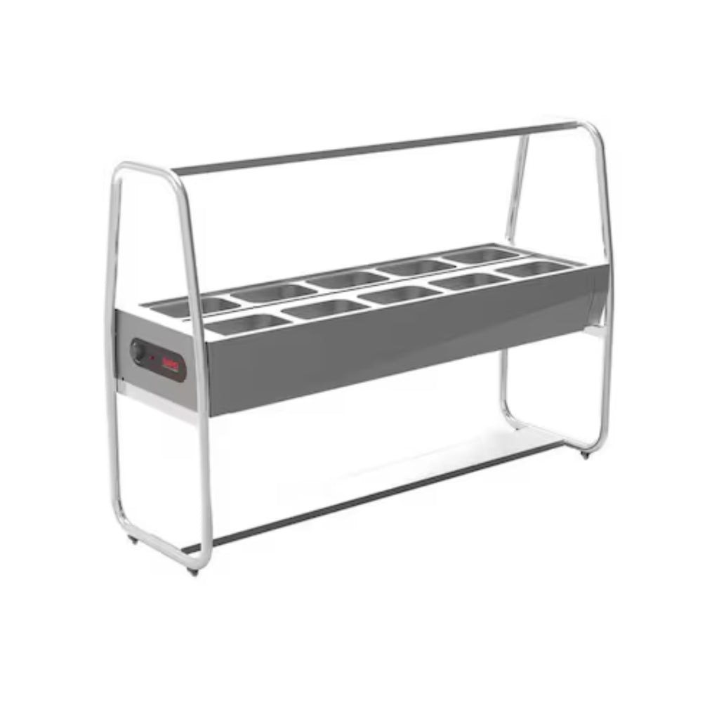 Buffet térmico aquecido 10 cubas com tampa 127V SARO