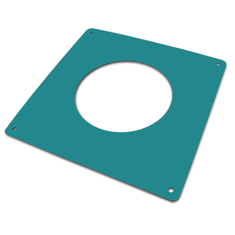 Arremate para Chamine Diametro de 110mm Cor Azul Turquesa