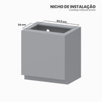Cooktop 5 Bocas Venax Arena Preto/Preto Gas GLP Bivolt