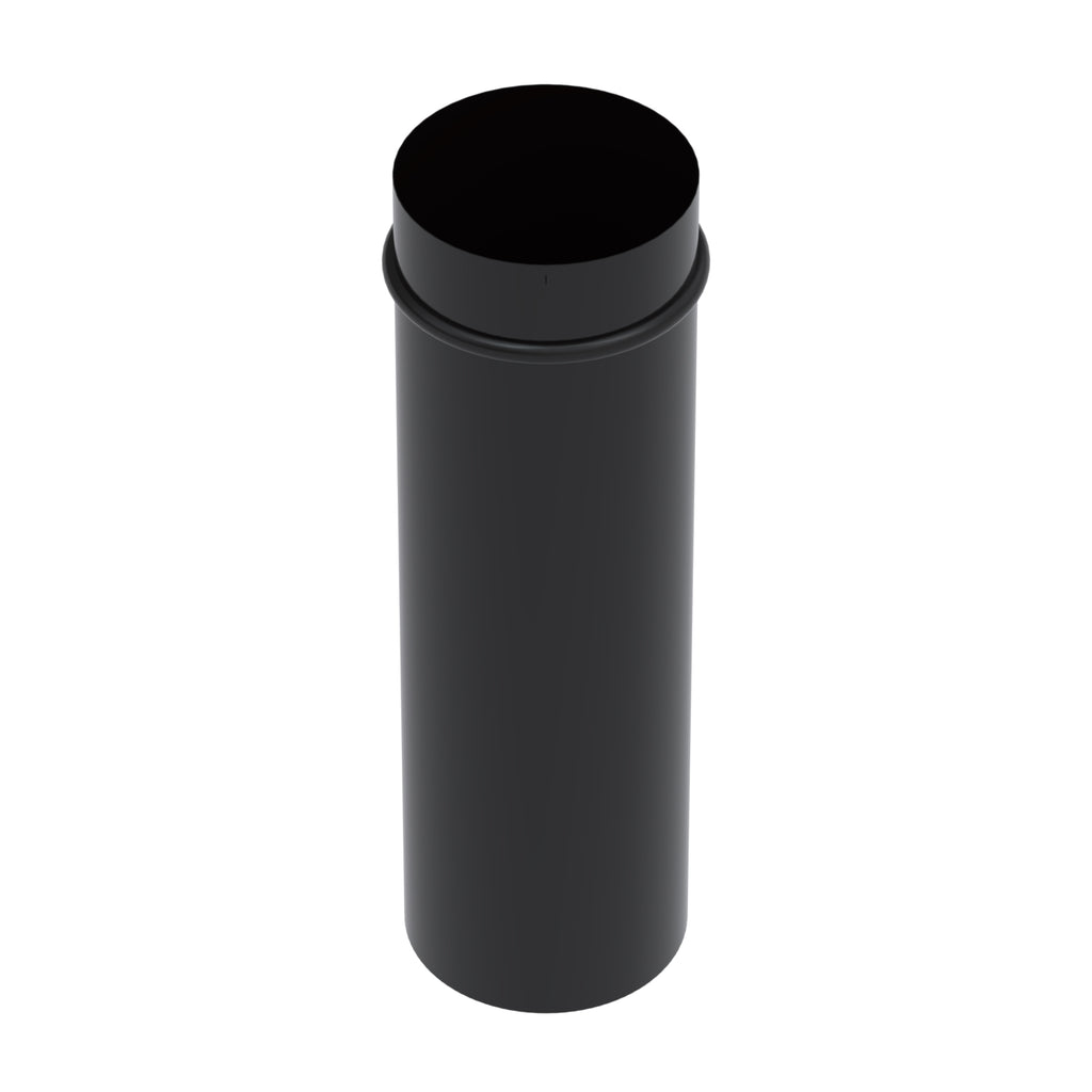 Cano Chamine Esmaltado Preto 0,5 M 150 Mm
