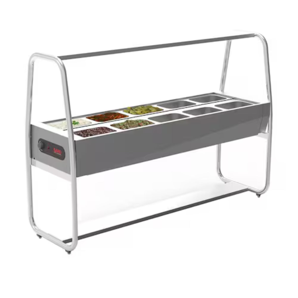 Buffet térmico aquecido 10 cubas com tampa 127V SARO