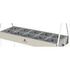 Buffet Térmico Progás Self Service 10 Cubas c/Tampas de Vidro 127V - PRB-10GN