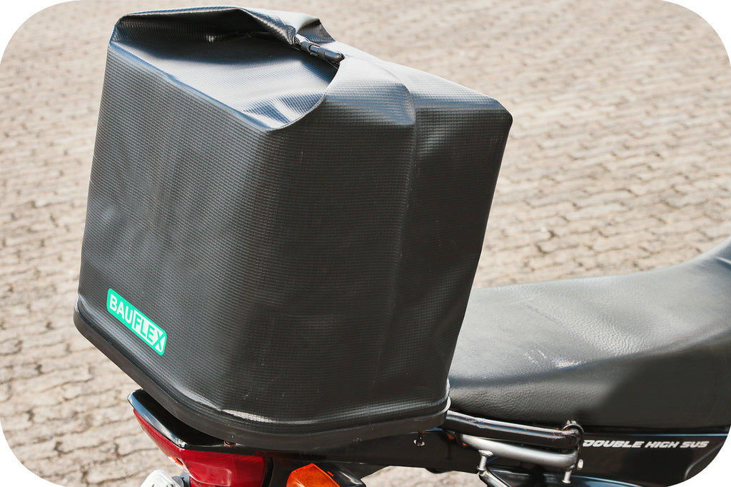 Bauleto Bau Para Motos Flexível Dobravel 38 Litros Bauflex B