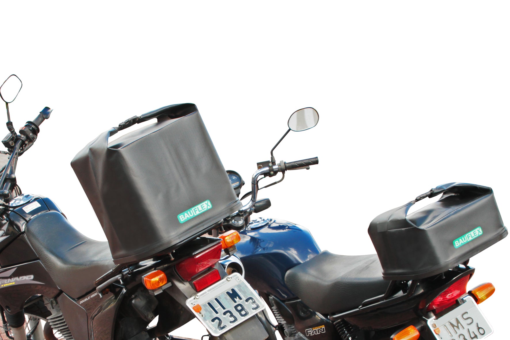 Bauleto Bau Para Motos Flexível Dobravel 38 Litros Bauflex B