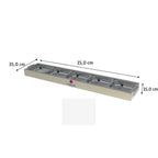 Buffet Frio Progás 5 Cubas com Tampa de Vidro -PRBF-50GN