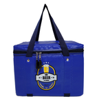 Bolsa Térmica Porta Marmita Lanche Bebidas Azul 12litros