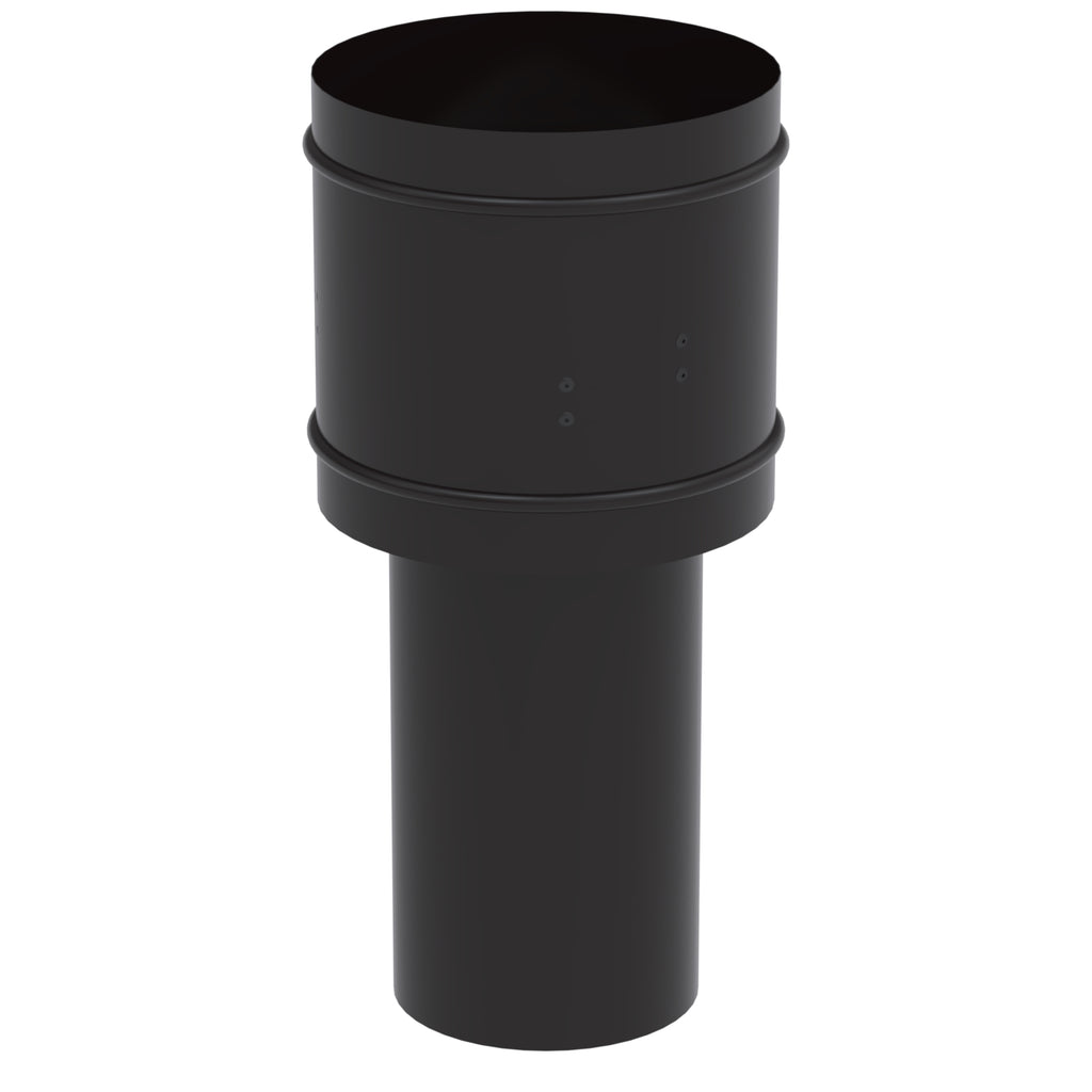 Chapeu Canhao para Chamine 200 Mm Preto
