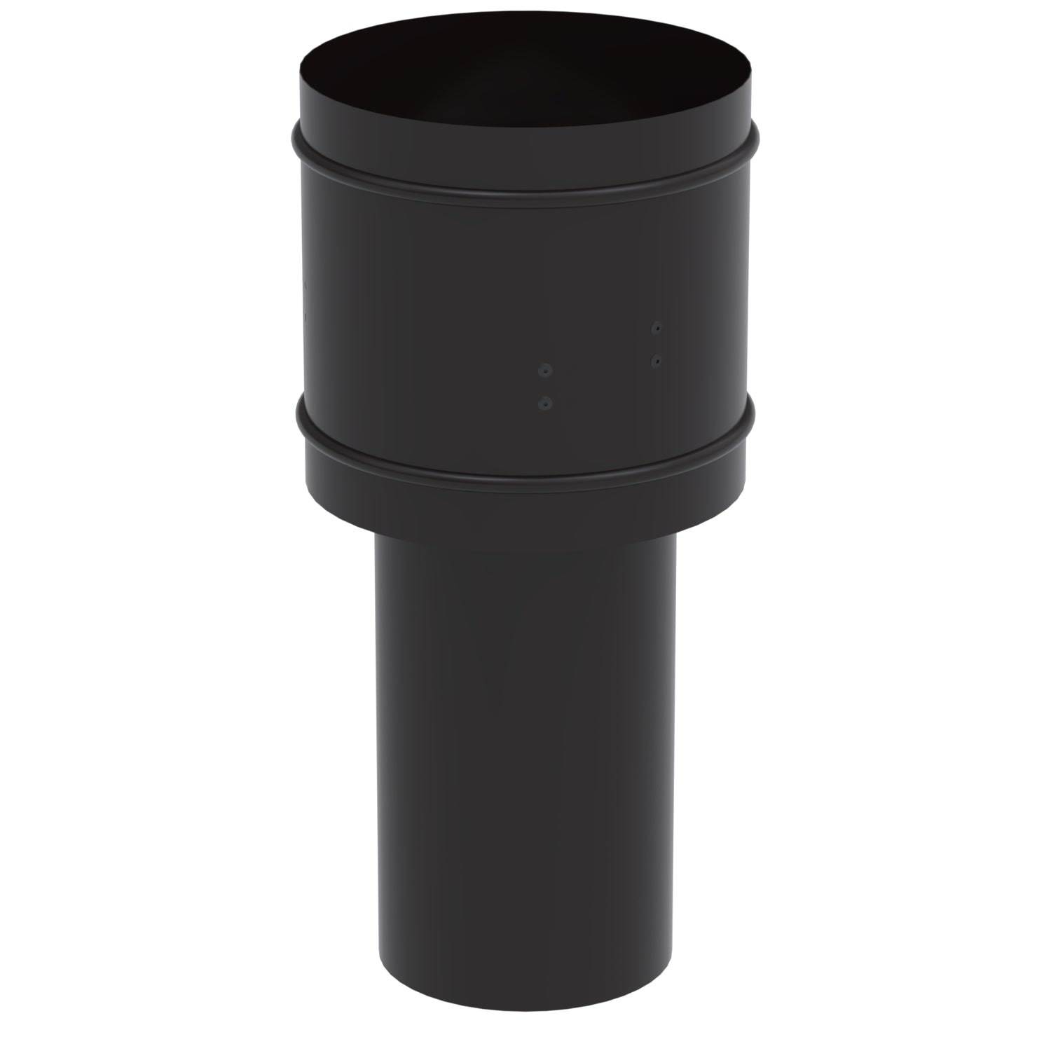 Chapeu Canhao para Chamine 200 Mm Preto