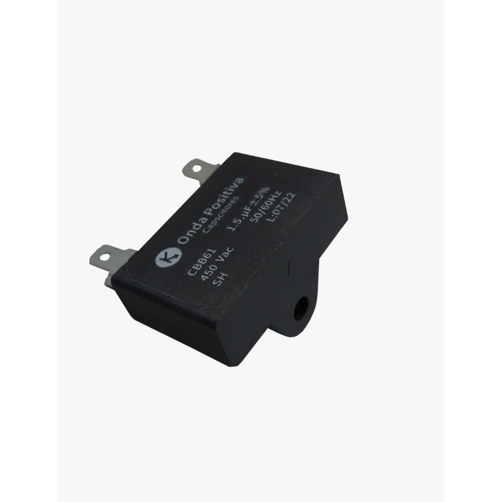 Capacitor de Partida Wanke para Motor da Lavadora Original Preto – 99910198