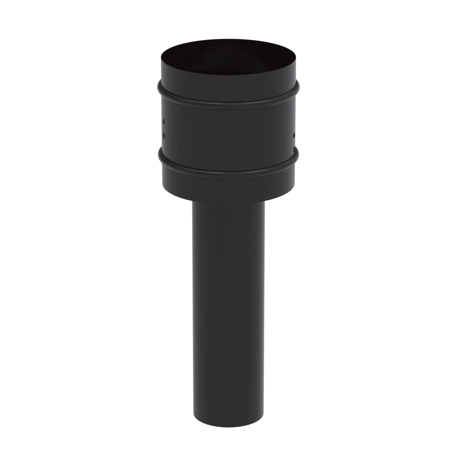 Chapeu Canhao para Chamine 110 Mm Preto