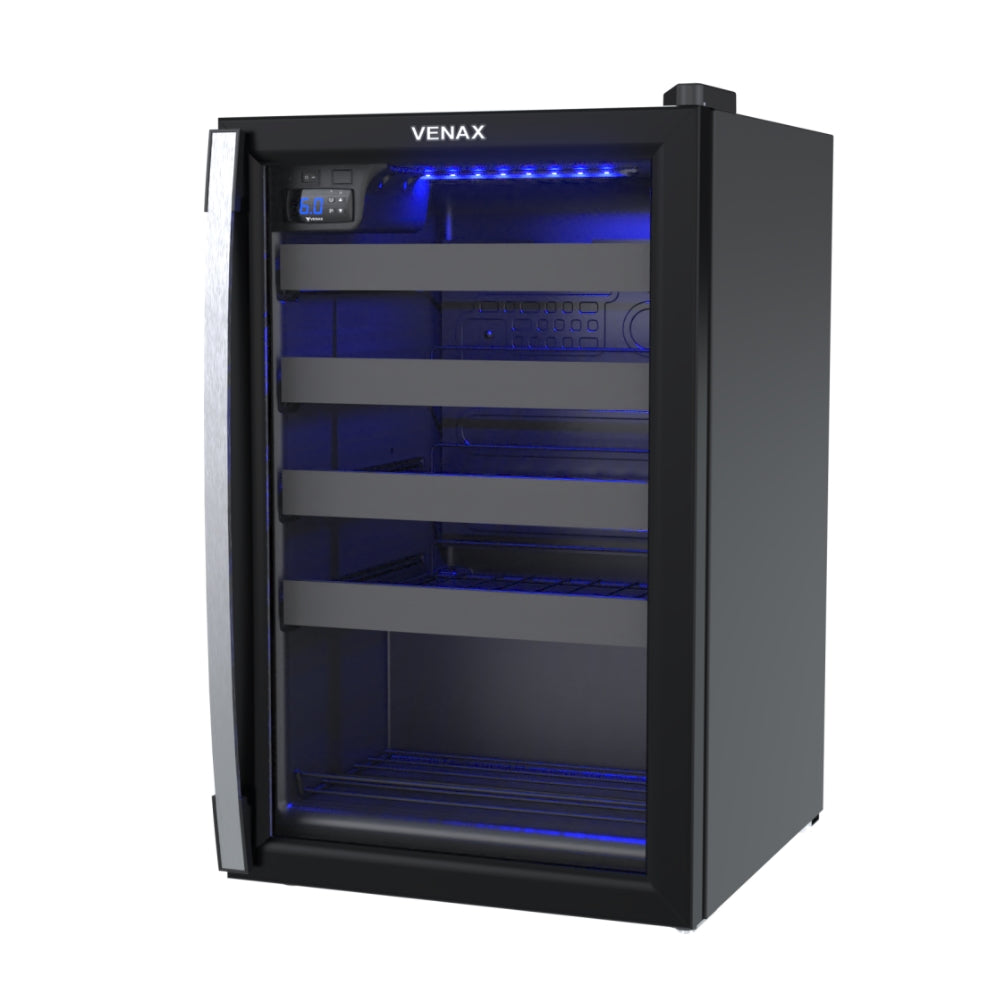 Adega Piubella 100 para 24 Garrafas Preto Venax 220v