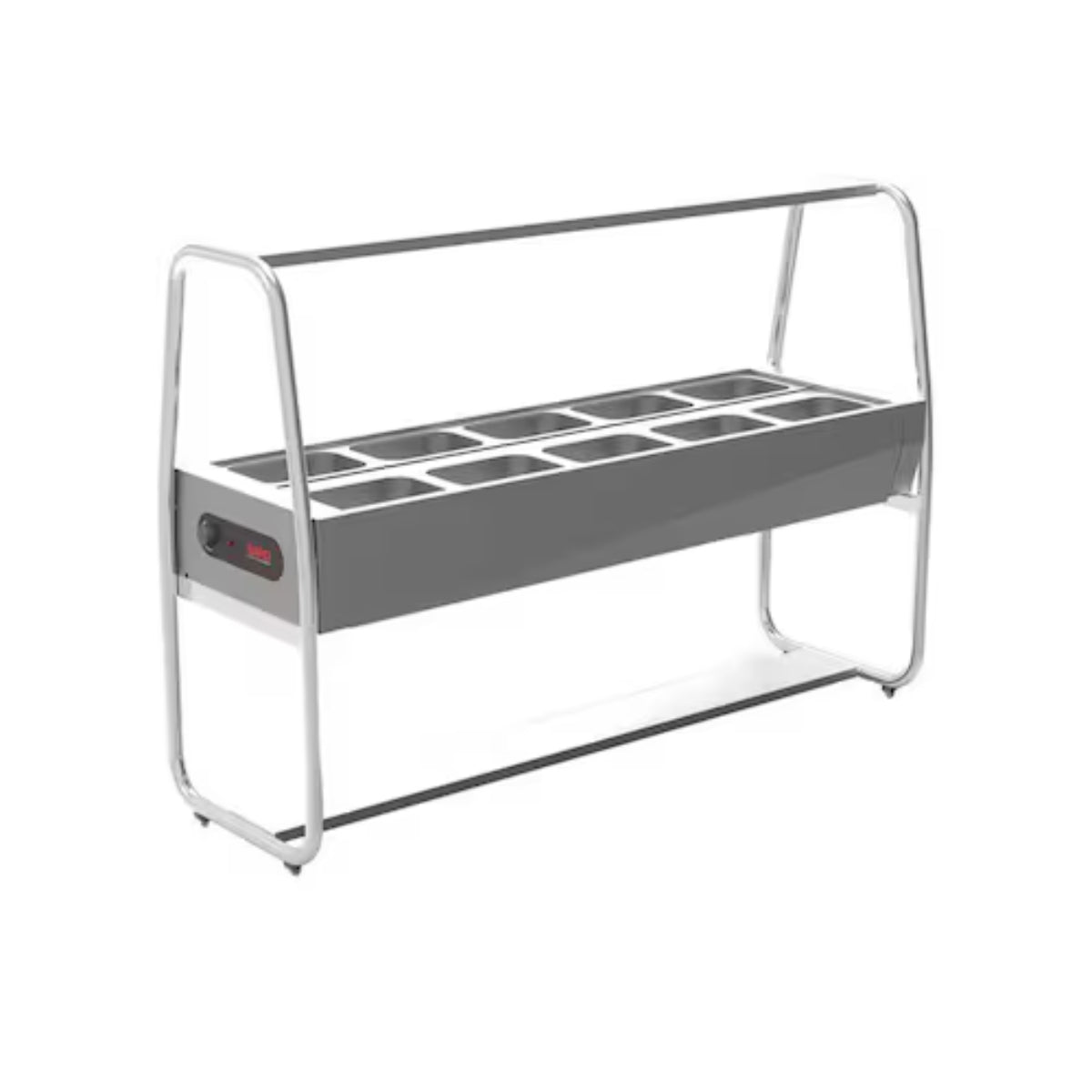 Buffet térmico aquecido 10 cubas com tampa 220V SARO