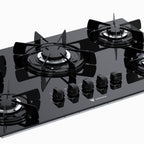 Cooktop 5 Bocas Venax Sognare Preto Gás GLP Bivolt