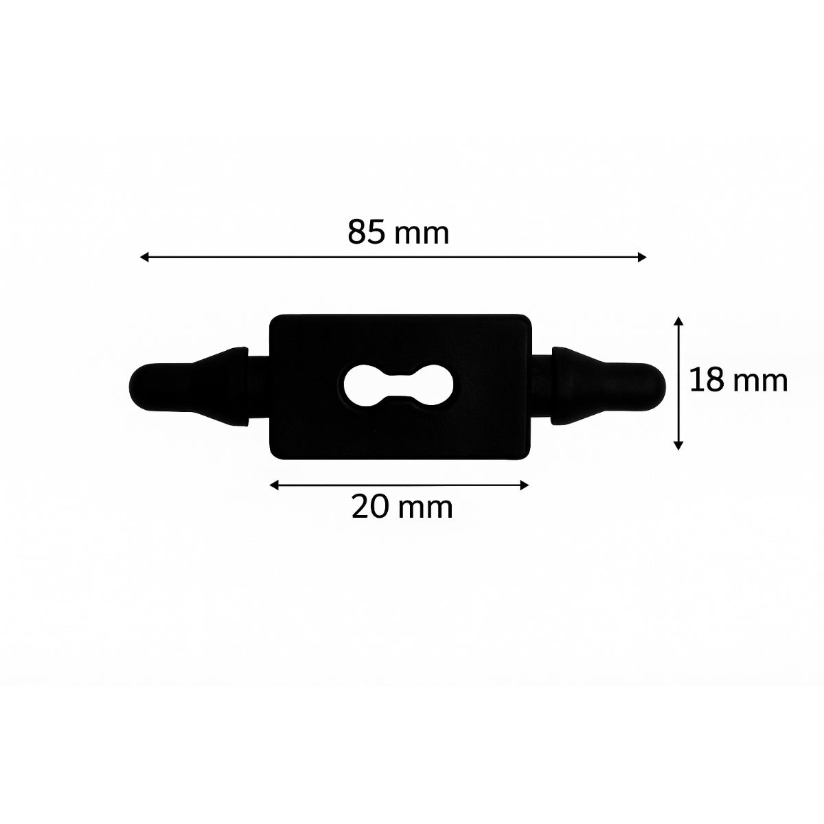 Coxim de Borracha para Amortecimento Wanke Original Preto - 99910223