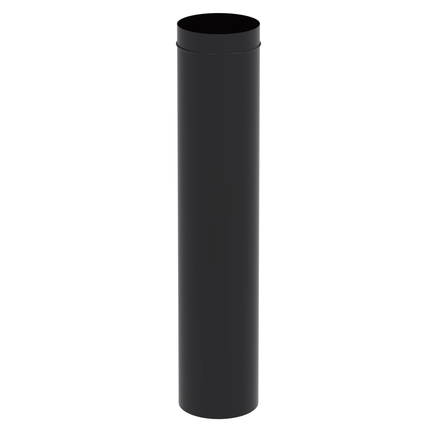 Cano Chamine Esmaltado Preto 1 M 200 Mm