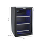 Cervejeira Blue Light 100 Preto Fosco Porta Invertida 127v