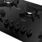 Cooktop 5 Bocas a Gás Dako Pratiko Preto