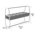 Buffet térmico aquecido 10 cubas com tampa 127V SARO